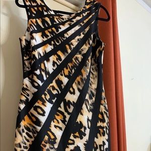 Animal print dress